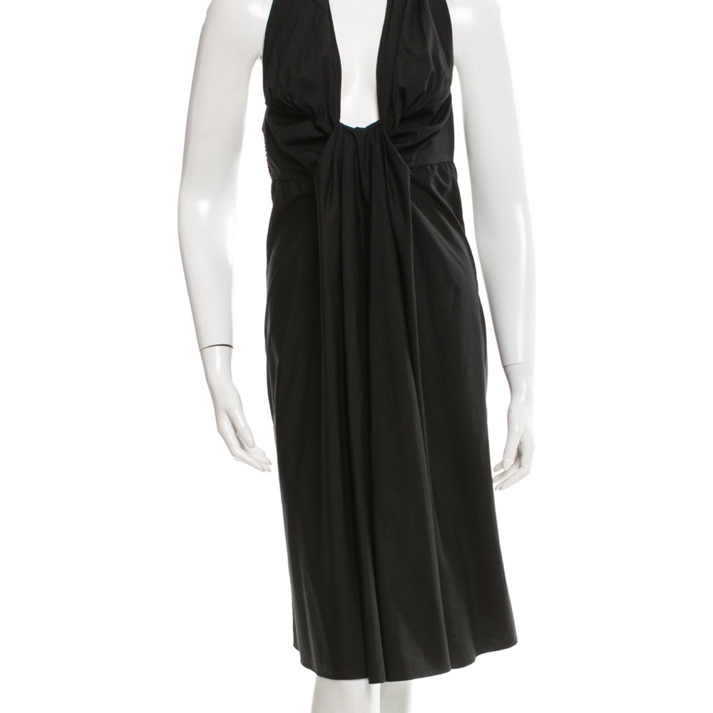 Black Vanessa Bruno Halter Sundress